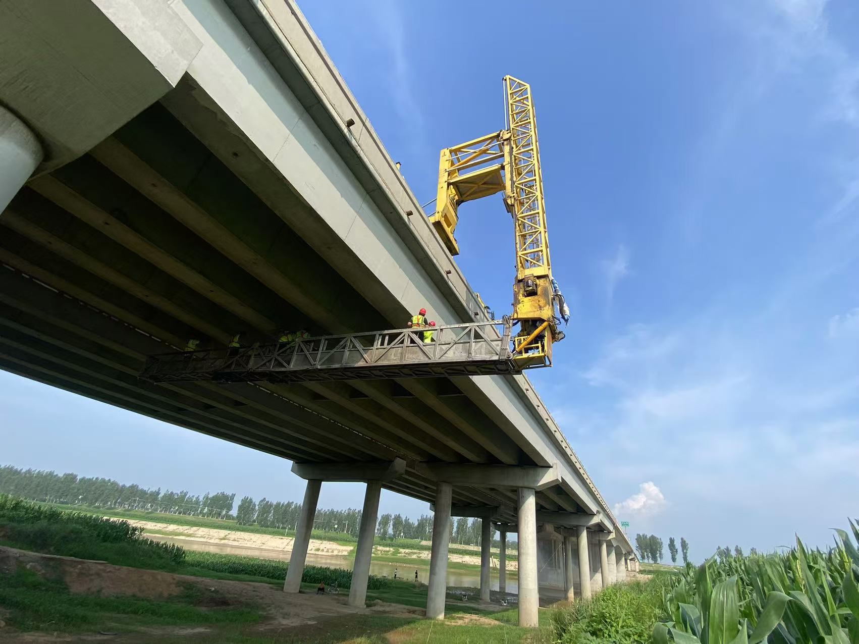 G20青银高速卫运河特大桥检测
